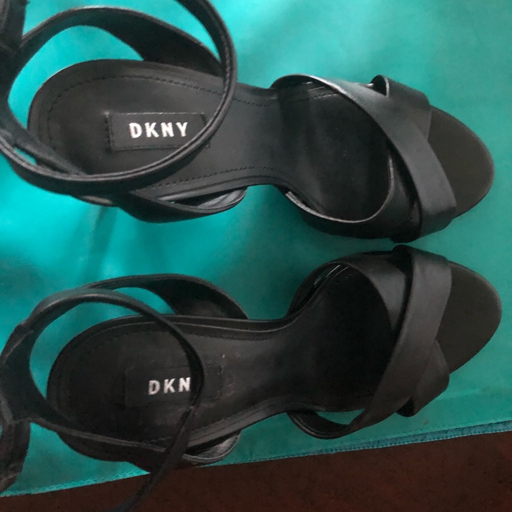 DKNY Ankle Strap Heels
